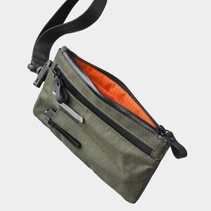 ALPAKA Zip Clutch Travel Organizer RFID Protection Dark Green | X-Pac VX21 NWT